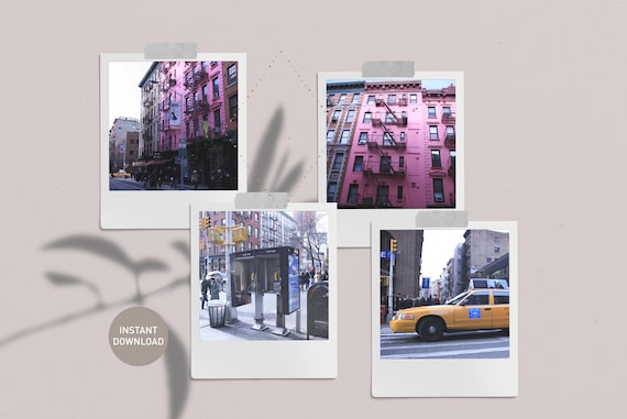 Printable Aesthetic Polaroids Polaroid Decor Journaling | Etsy
