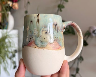 paddlepop glaze mug - handmade, ceramic cup