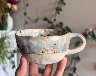 paddlepop handmade handpainted mug - ceramic cup