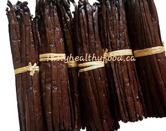 5"/6"/7"Grade A (30 sticks) Madagascar natural Vanilla beans for Extract and Baking