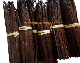 Grade A or Grade B (2 lbs) Madagascar natural vanilla beans +7" for Extract and Baking