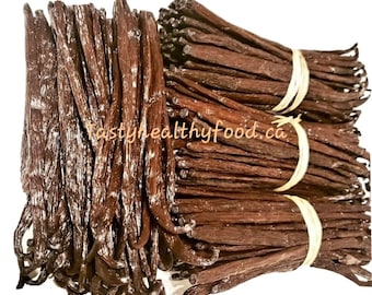 Grade A (10 pods) Madagascar natural vanilla beans 5 inches for Extract and Baking