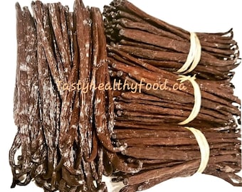 Grade A Madagascar natural vanilla beans 5 inches for Extract and Baking