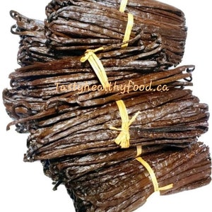 Grade A (10 sticks) Madagascar natural vanilla beans for Extract and Baking