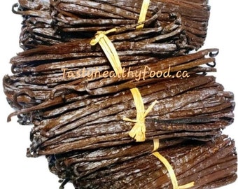 Grade A (10 sticks) Madagascar natural vanilla beans for Extract and Baking