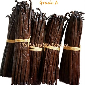 Grade A or Grade B (1/2 lb) Madagascar natural vanilla beans for Extract, Baking, Paste, Powder