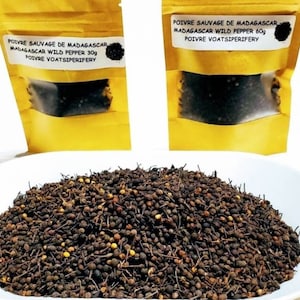 Poivre noir BIO en grain pot 30g - Spices - DELICATESSEN