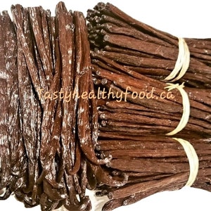Grade A (20 sticks) Madagascar NATURAL vanilla beans for Extract & Baking, Cooking, Brewing, Infusion, Candles