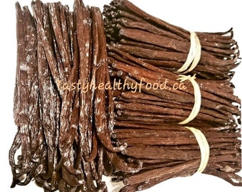 Grade A (20 sticks) Madagascar natural vanilla beans for Extract and Baking