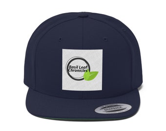 Unisex Flat Bill Hat