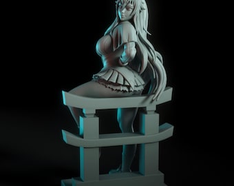 Rias Gremory (Unpainted) Fantasy Female Figurine,
