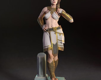 Kassandra SFW NSFW 1/10 1/6 1/8 Torridaminis (Unpainted) Female Figurine: Exotic Fantasy Resin Model