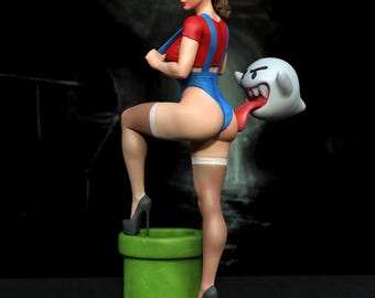 Maria Bross Unpainted SFW or NSFW 1/10 1/6 1/8  Fantasy Female Figurine Resin Model Kit Torridaminis