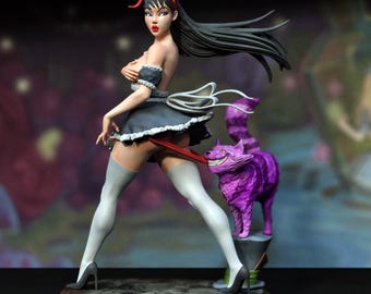 Dark Alice Unpainted SFW 1/10 1/6 1/8 Figurine: Fantasy Resin Model Kit