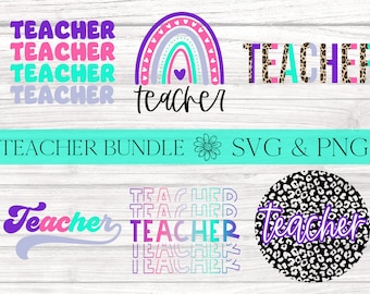 Teacher Svg Bundle,Teacher Svg, School Svg, Teacher Gift Svg, Back to School Svg, end of year Teacher gift, Teacher appreciation Gift Svg