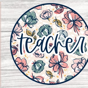 Teacher sublimation PNG, Teacher Bundle sublimation file, Teaching shirt PNG design, Teacher floral Sublimation design, Custom