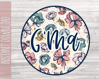 G'ma Happy Mother's Day Png | Mother's Day Png | Mom Life | Mothers Day Cut File | Mom Svg | Mother's Day Gift | Nanny Png