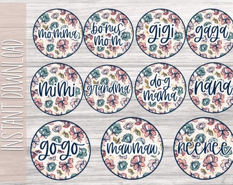 Custom Floral PNG bundle | Mothers day bundle| Mothers Day gift | Sublimation design | Dog Mama | Floral Mother’s Day Png | Mama Floral