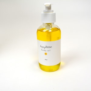 Organic Body Oil, Moisturizing Mix Jojoba Oil,  Extra Dry Skin Body Oil, Massage Relaxing Oil
