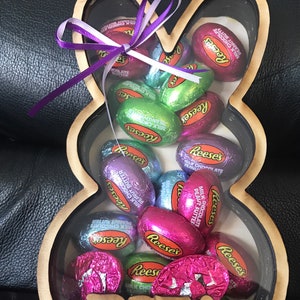 Easter Bunny candy holder - Customizable