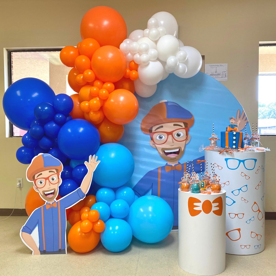 BLIPPI Party Blippi Decoration Blippi Birthday Blippi Etsy UK