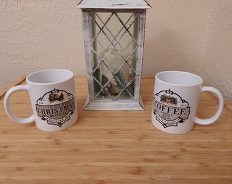 Christmas Movie Watching Mug, Santa Coffee Blend, Sublimation Design