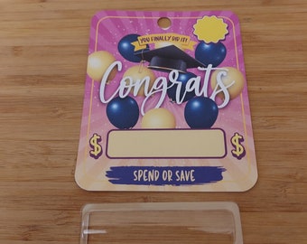 Graduation Money Gift Card, Birthday, Tooth Fairy