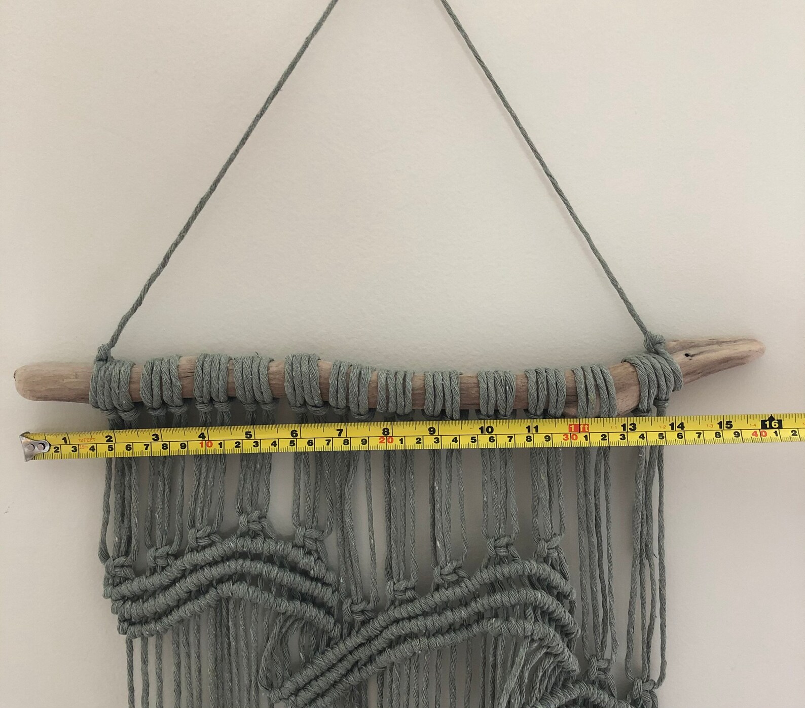 Mountain Macrame Wall Hanging on Driftwood East Coast Etsy