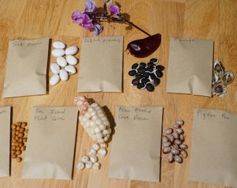 Heirloom Agroforestry Seed Starter Kit, 8 Varieties