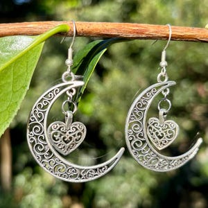 Moon earrings