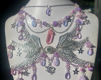 The ‘Lavender’ Biblically Accurate Angel necklace