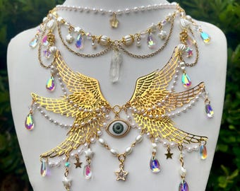 The Golden Biblically Accurate Angel necklace