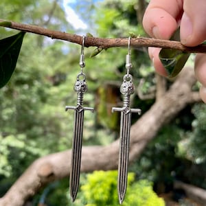 Sword earrings