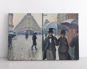 MUSEUM ART PRINT Paris a Rainy Day Gustave Caillebotte