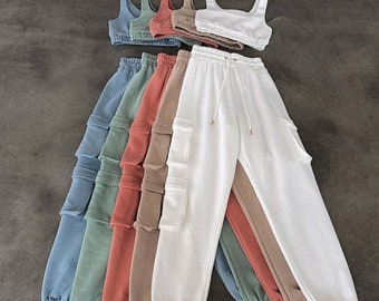 TU898TIE Outfit /& Sets Bekleidung 2Pcs Damen Button Crop Tops Bandeau Rock Set Damen Sommerferien Rock Tr/äGershirts Sommer Strand Urlaub Rock Set Mit Knopf Bekleidungssets Zweiteilige Outfit