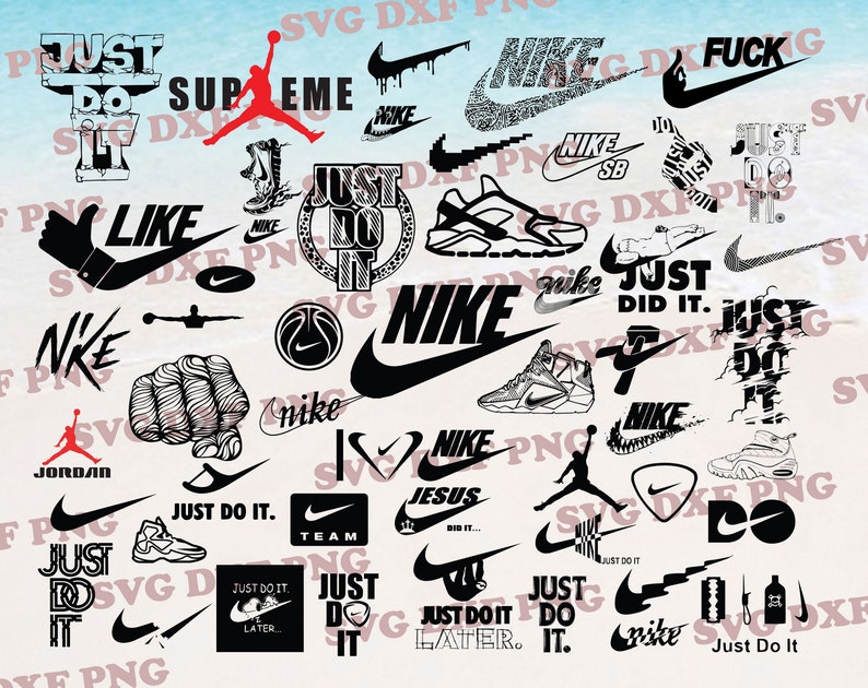 Download Nike logo bundle Nike svg dxf png | Etsy