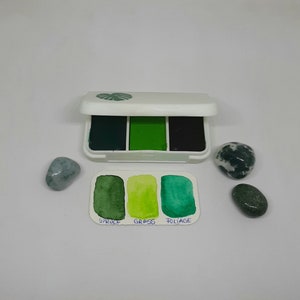 Watercolor Palette &quot;GreenLeaf&quot;