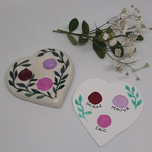 Valentine&#39;s Watercolor Paint Palette