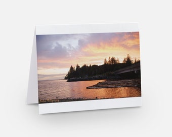 Jordan Sunset Card: High Gloss Blank Card