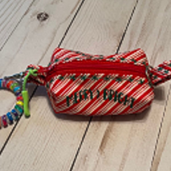 Holiday & Seasonal Itty Bitty Boxy Bag Key Chain Wristlet Gift Card Holder 2 New!