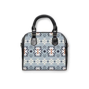 Tribal Pattern Shoulder Handbag - Stylish Tote, Ethnic Chic Purse