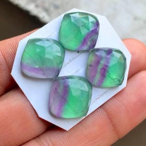 Fluorite Rose Cut Fancy Marquise Shape Pair Lot Gemstone, 41.10 Caret Size 16 MM,