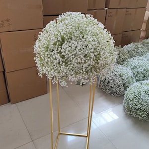 Full Gypsophila Flower Ball Baby&#39;s Breath Flower Ball Flower Arrangement Wedding Centerpiece Table Centerpiece Wedding Flower Ball