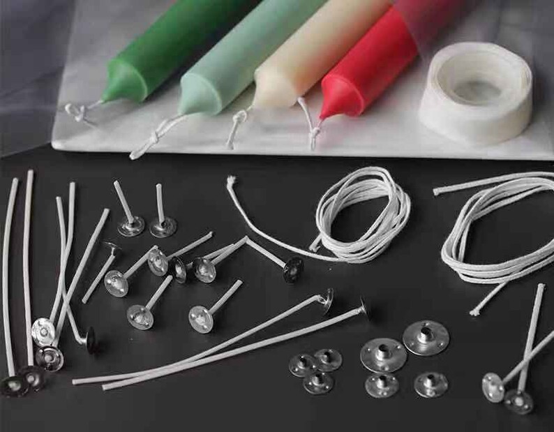 100 Pack Candle Wicks Pre Waxed Wicks for Candle Making Wick Etsy
