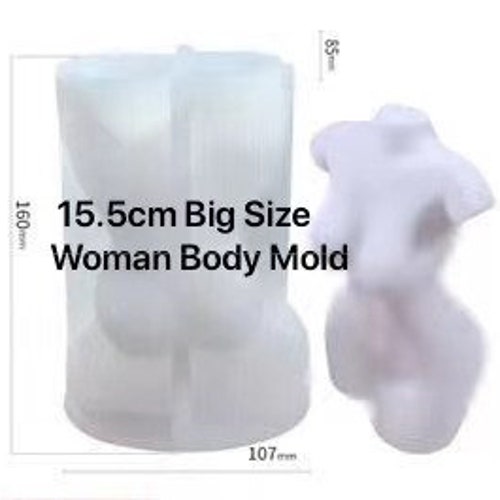 Women Body Silicone Mold 3D Plus Size Women Torso Candle Etsy