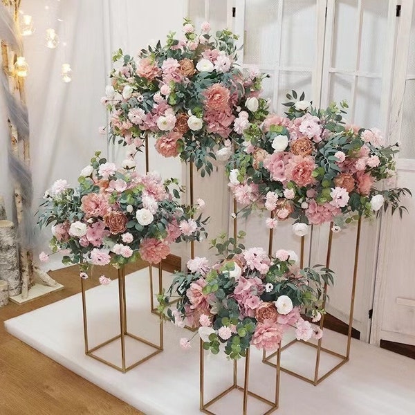 Bordblommaboll Bröllopsblomsterarrangemang Bordsdekoration Bordblomma för bröllopsfestdekor