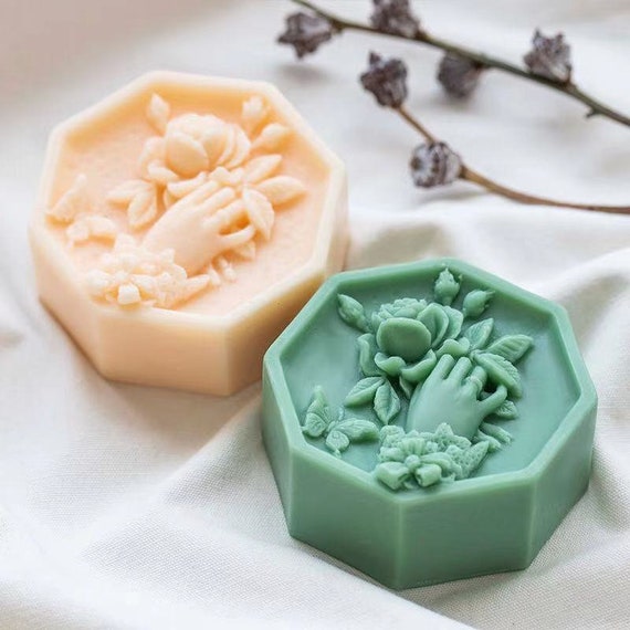 3D Soap Moldhand in Hand Soap Moldcandle Moldhandmade Soap Etsy