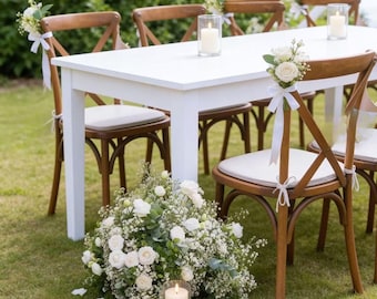 Baby's Breath Greenry Floral Wedding Aisle Flowers,Ground Arch Arrangement