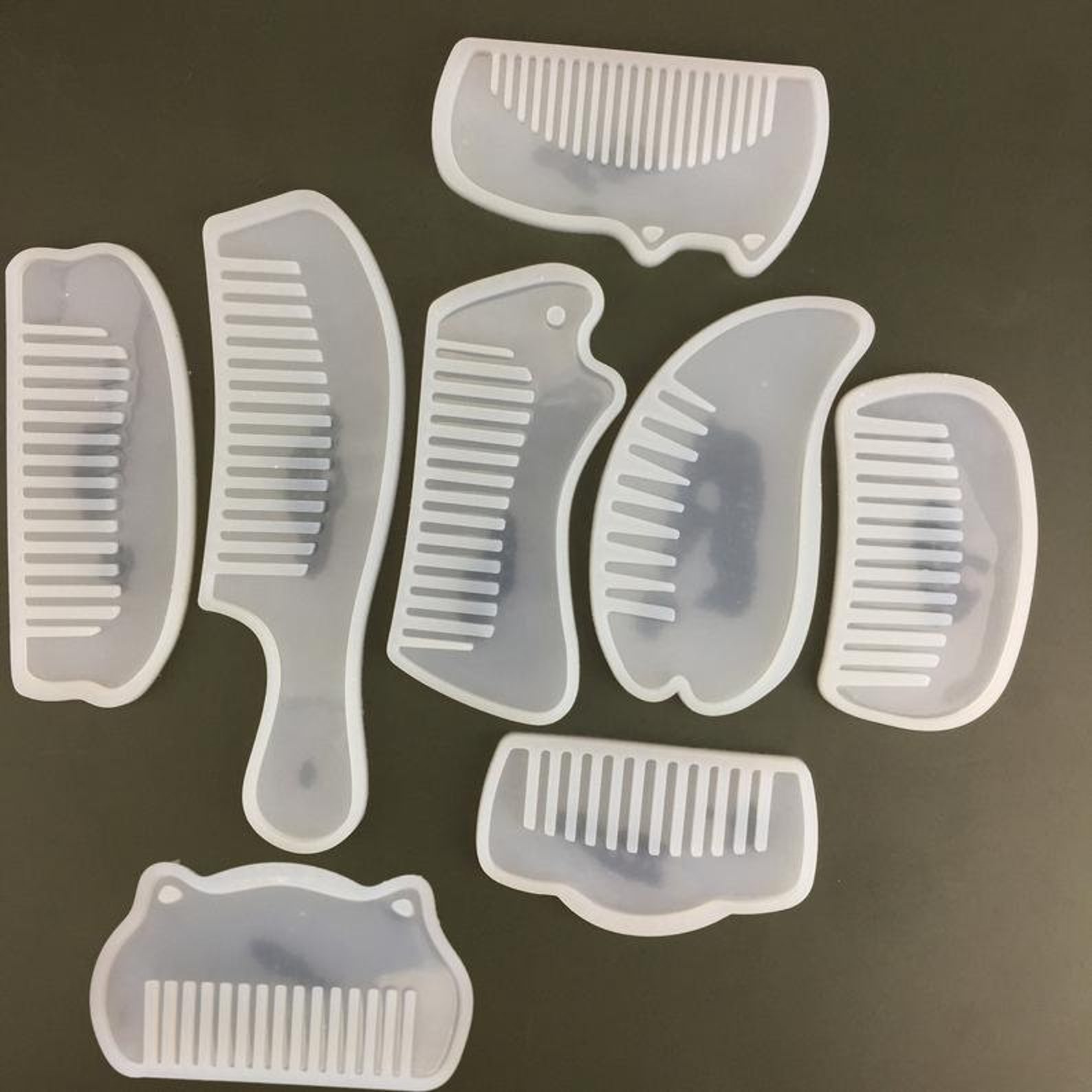 Hair Comb Silicone Mold Hair Brush Crafts Mold UV Epoxy Etsy