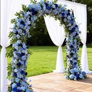 Artificial Flowers Swag Arch,Wedding Arbor Garland,Wedding Backdrop Decor